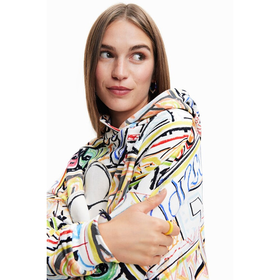 Desigual Mickey Mouse letters Sweatshirt "Multicolor"