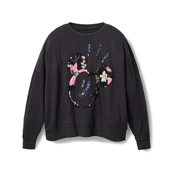 Desigual Mickey Mouse Sequin Sweatshirt