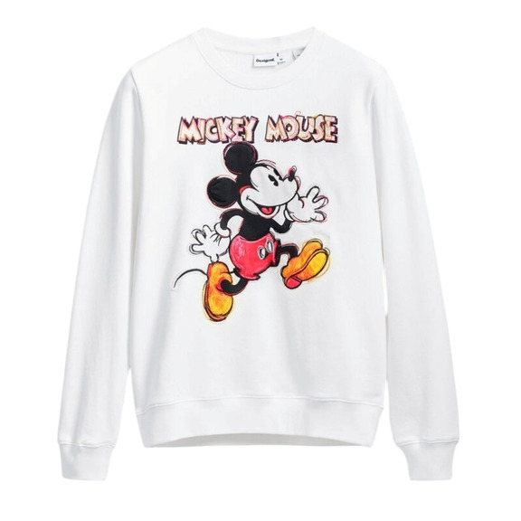 Desigual Mickey Mouse Sweatshirt "White"