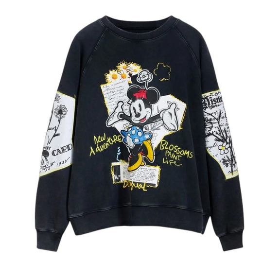 Desigual Minnie Mouse Sweatshirt "Black"