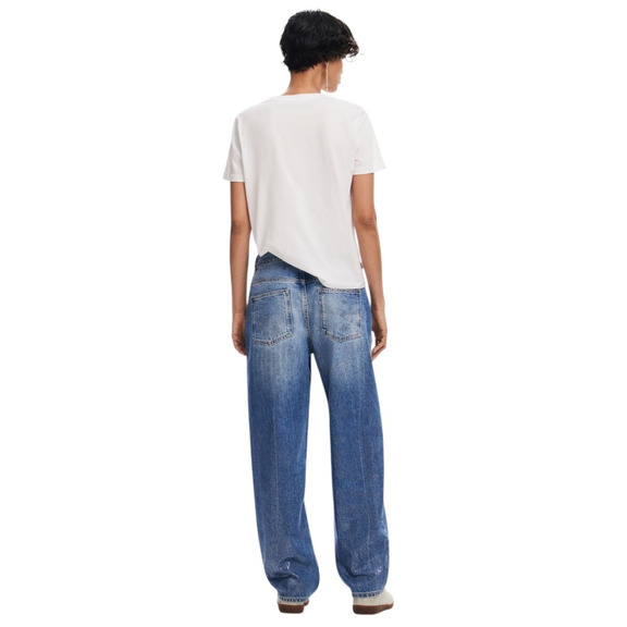 Desigual shiny t-shirt "White"