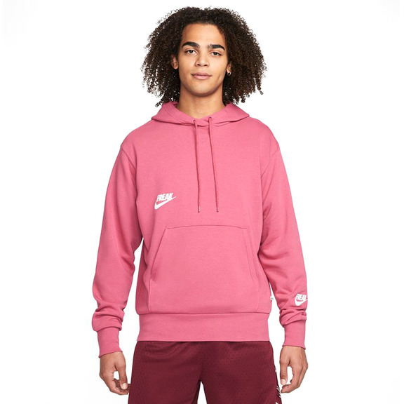 Giannis Pullover Basketball Hoodie "Sweet Beet/Sail"