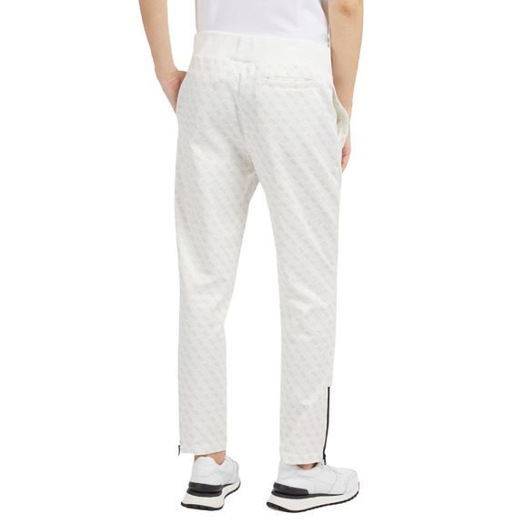 Guess Korbin All Over Logo Pant "White"