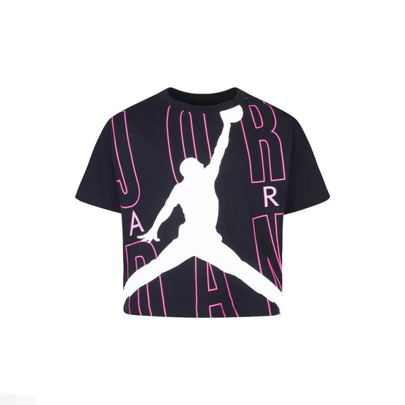 Jordan Girls Blow Out Tee Knit Top "Black"