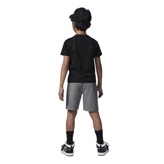 Conjunto Jordan Infants Jumpman Jumbo Tee + Short "Carbon-Black"