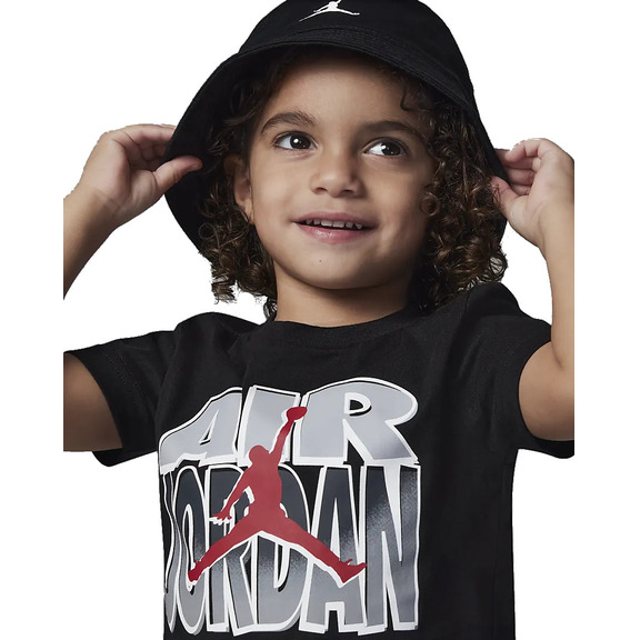 Conjunto Jordan Infants Jumpman Static Tee + Short Mesh Set "Gym Red-Black"