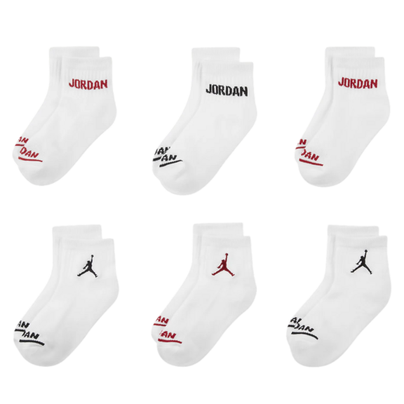 Jordan Kids JHB Legend Ankle 6 PPack "White"