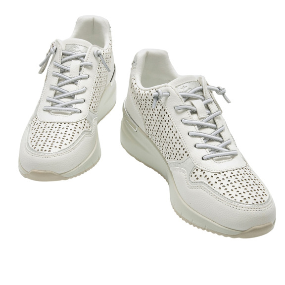 Mustang Sneakers Goa Zip "White-Silver"
