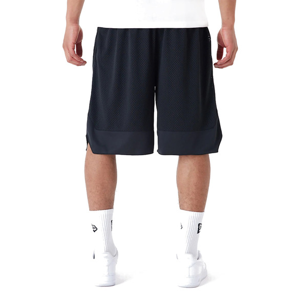 New Era Arch Logo Mesh Shorts "Black"