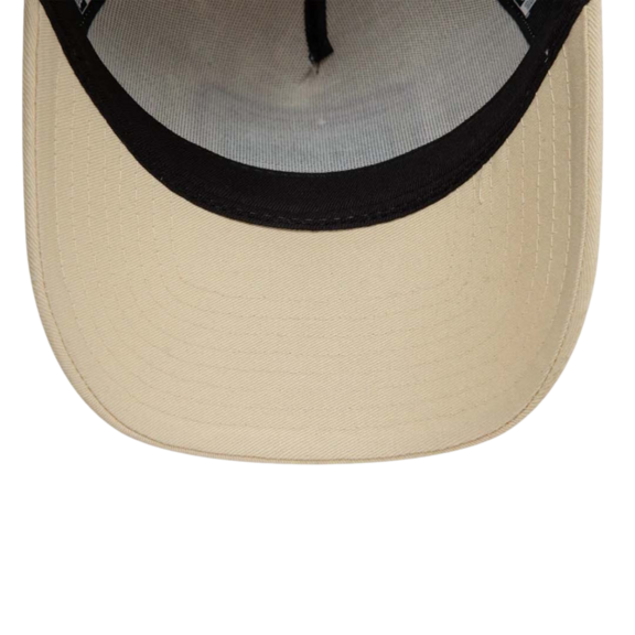 New Era Patch 9FORTY A-Frame Trucker Adjustable Cap "Beige"