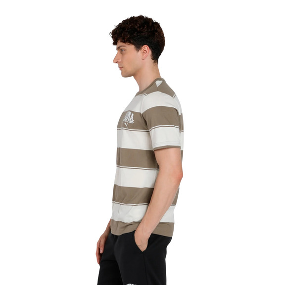 PUMA CLASS Striped Tee "Totally Taupe"