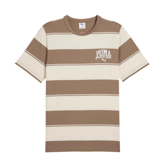 PUMA CLASS Striped Tee "Totally Taupe"