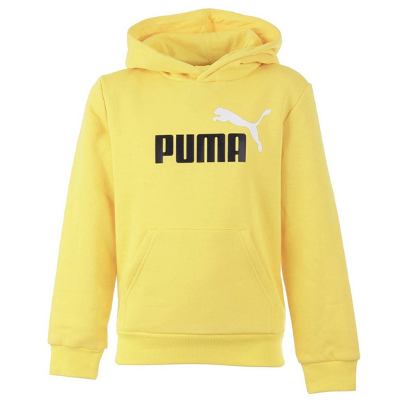 Puma ESS 2 COLOR No.1 Logo Hoodie TR B "Sunny Yellow"