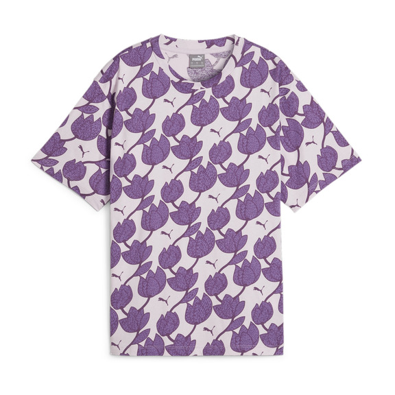 Puma ESS+ BLOSSOM AOP Tee "Grape Mist"