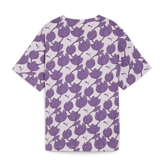 Puma ESS+ BLOSSOM AOP Tee "Grape Mist"