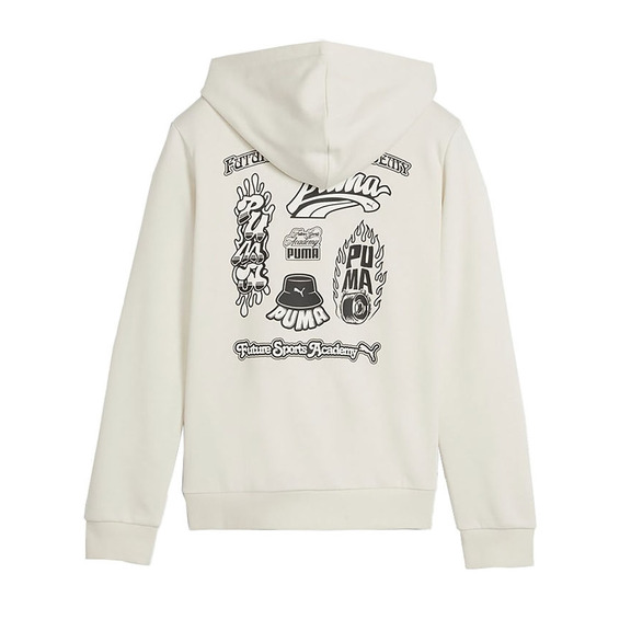 Puma Junior ESS+ MID 90s Hoodie TR B "Alpine Snow"