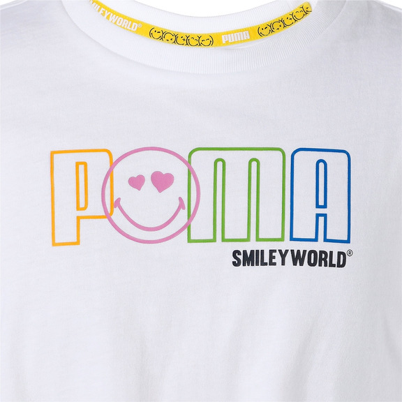 Puma Girls x SMILEY WORLD Tee
