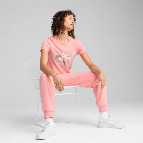 Puma GRAPHICS Branded Leaf Tee "Pink Fruit"