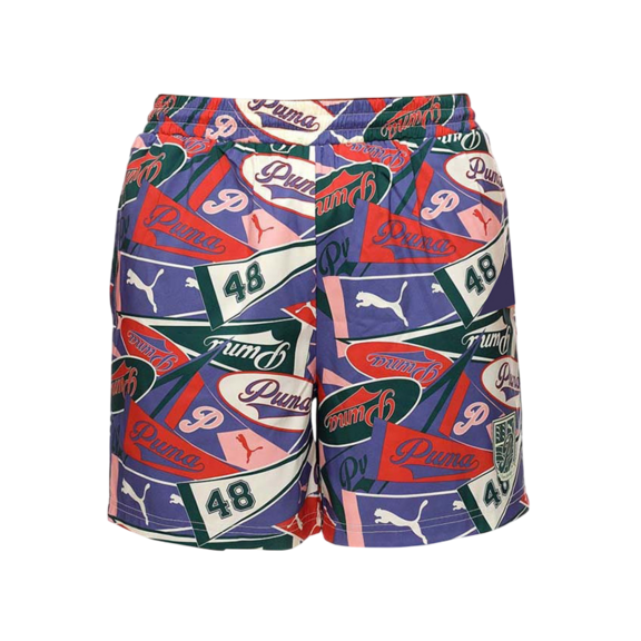 Puma SPORTS LEGACY AOP Relaxed Shorts 6’’ " Blue Crystal-AOP"