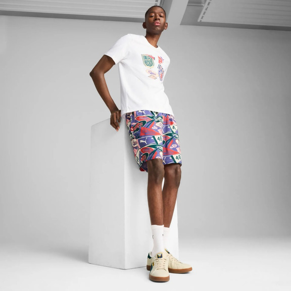 Puma SPORTS LEGACY Front Graphic Tee "White"