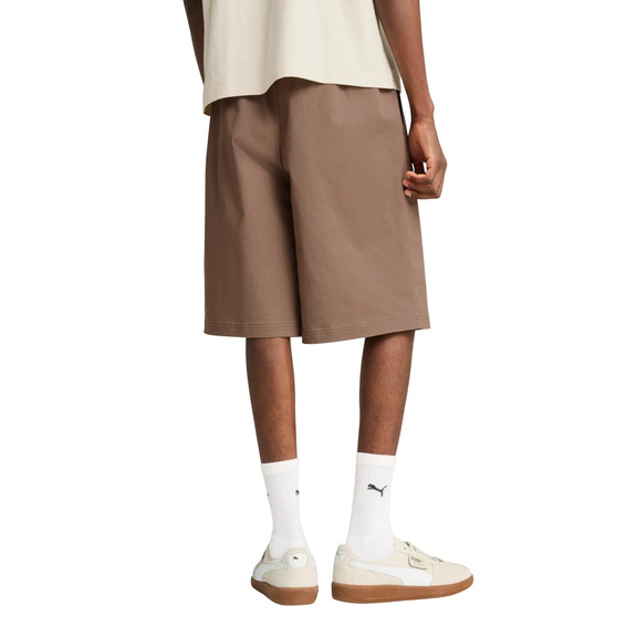 Puma WARDROBE ESS Long Line Relaxed Shorts 11"  "Totally Taupe"