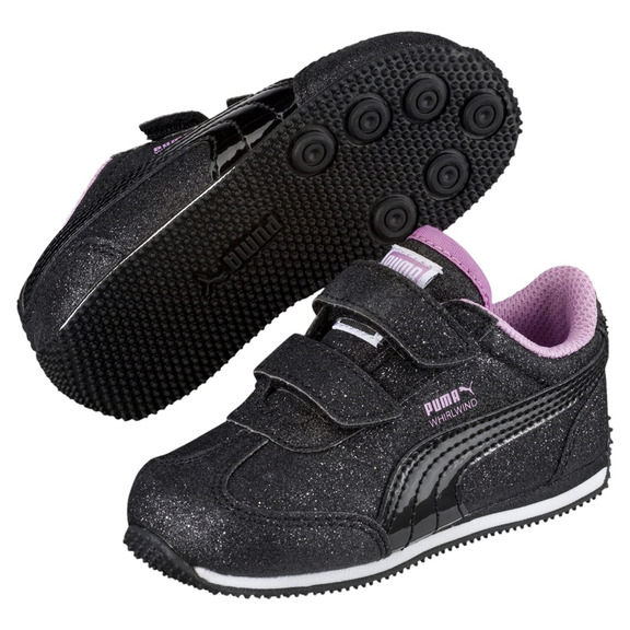 Puma Whirlwind Glitz V Baby Trainers (Orchid/CERULEAN)