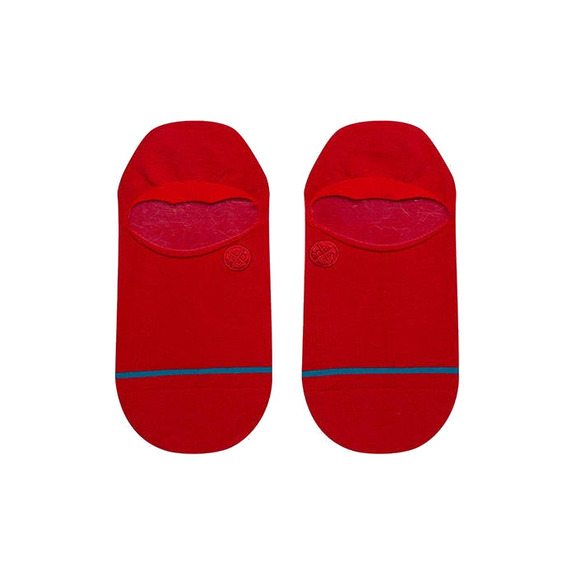 Stance Casual Icon No Show Socks "Red"