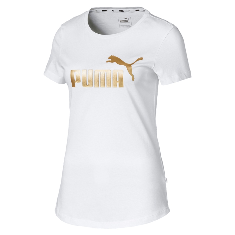 puma white metallic gold