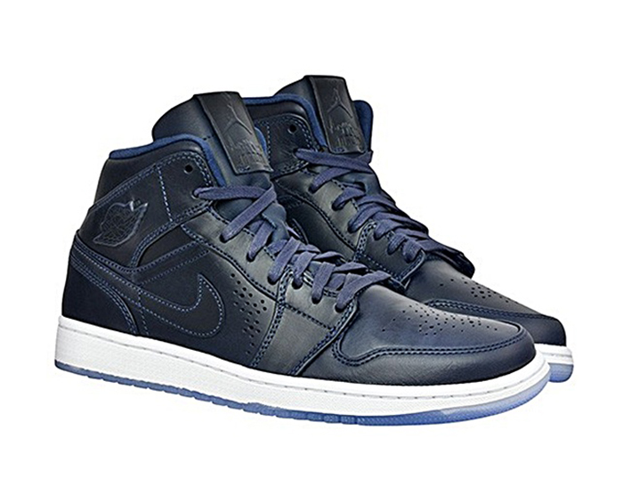 Midnight Navy Air Jordan Mid Azul Y Blanco Zapatillas Air Jordan