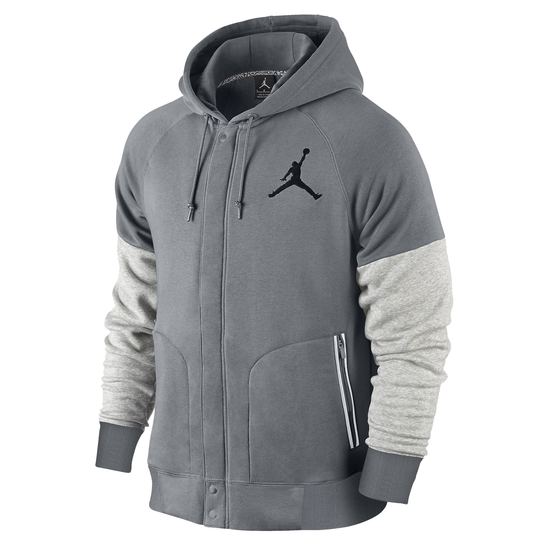 jordan gris con negro