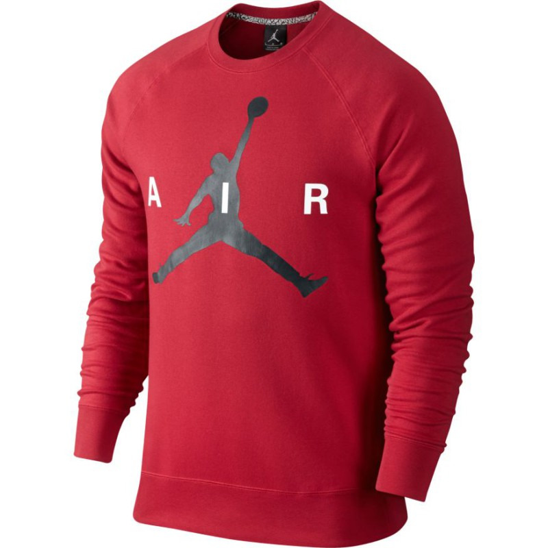 Jordan Sudadera Jumpman Graphic Brushed Crew (687/rojo/negro/bla