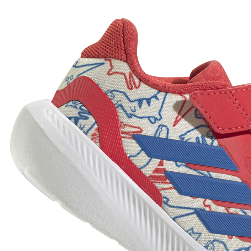 Adidas Kids  RUNFALCON DINO  EL I "semi lucid red"