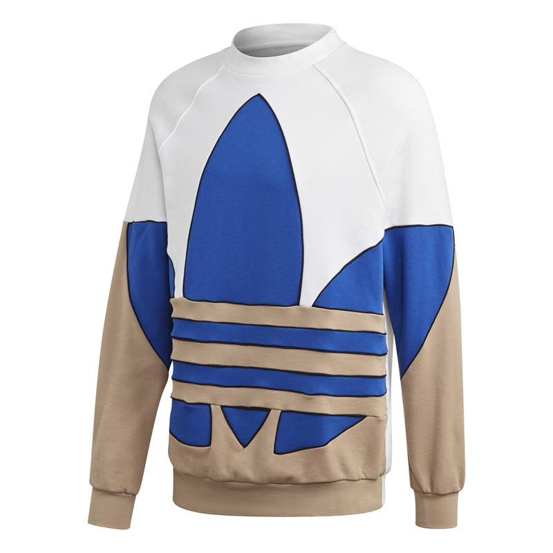 Hoodie Tuta Adidas Big Trefoil Outline Colorblock Adidas Originals Big  Trefoil Outline Colorblock(Trakha/Roy Blue)