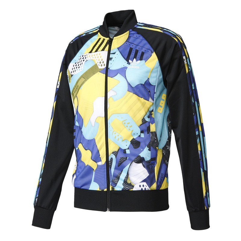 Adidas Originals Shoe Montage AOP Track Top (multicolor/black)