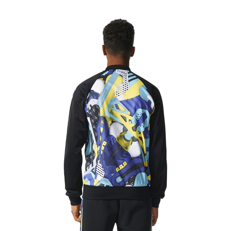 Adidas Originals Shoe Montage AOP Track Top (multicolor/black)