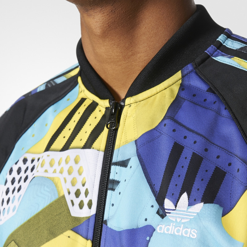 Adidas Originals Shoe Montage AOP Track Top (multicolor/black)