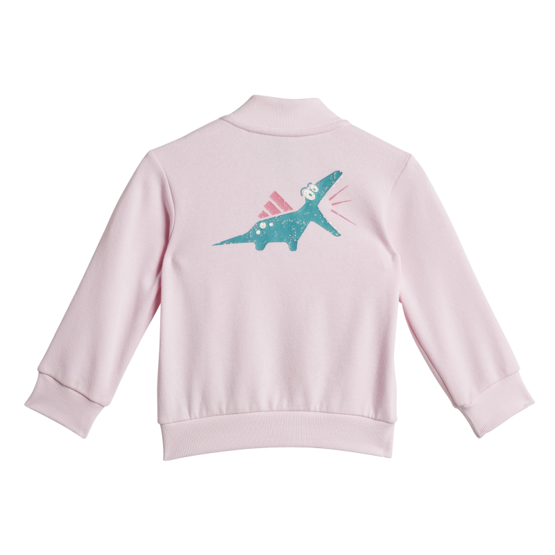 Adidas Seasonal Essentials Adiraptor Fleece Track Suit Kids "Pink"
