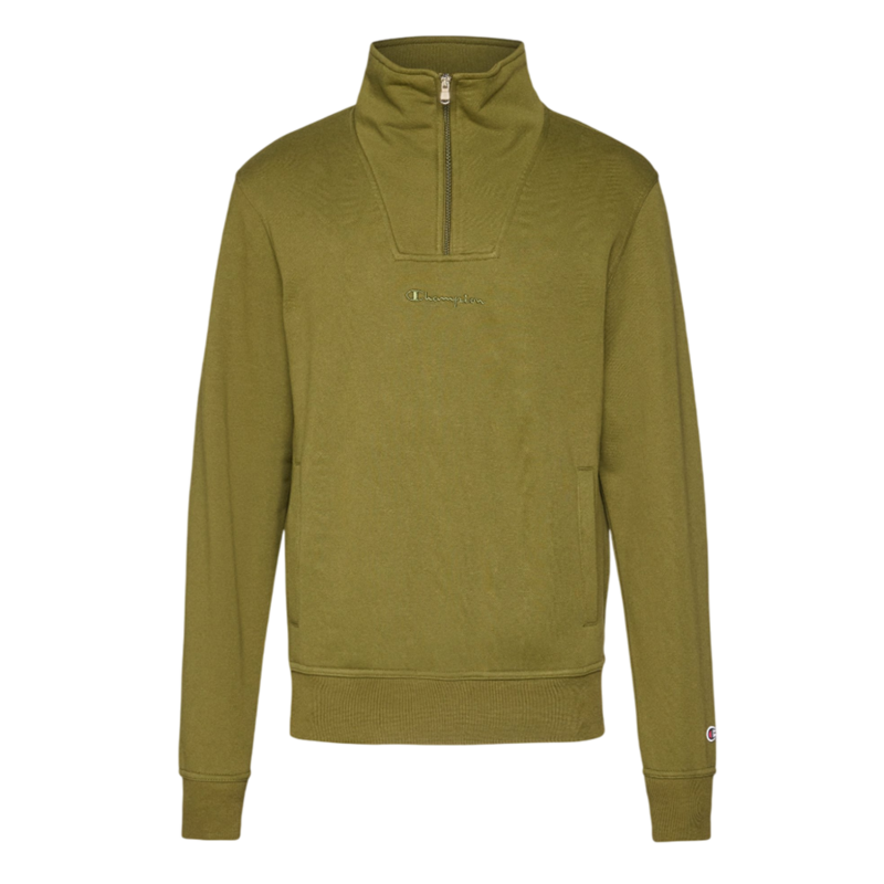 Sudadera con Media Cremallera Champion Icons Men’s Half Zip Fleece  "Green"