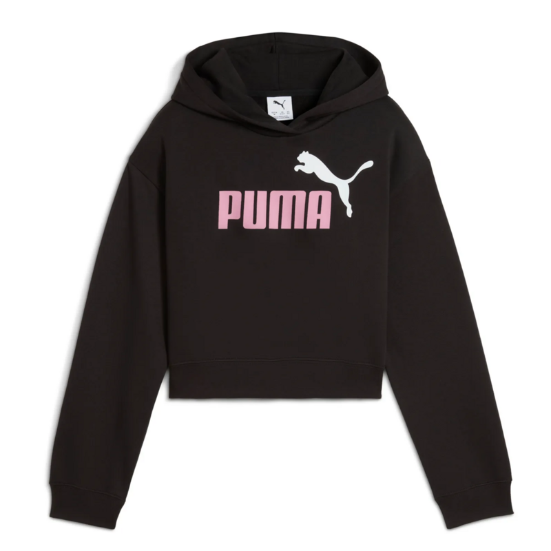 Puma ESS 2 COLOR Logo Hoodie "Black-Poised Pink"