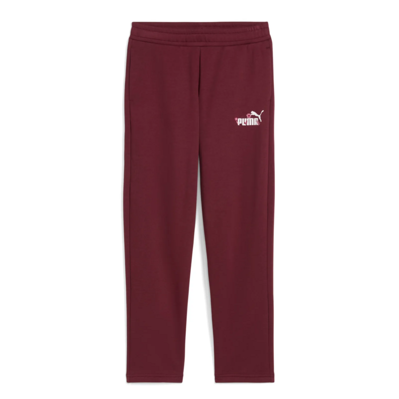 Puma ESS NATURE 2.0 No. 1 Logo Straight Pants TR G "Ruby Shimmer"