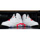 Air Jordan 6 Retro "Infrared" (123/blanco infrared/negro)