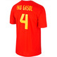 Camiseta Cubre Pau Gasol #4# España (600/rojo/amarillo)