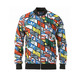 Adidas Originals Chaqueta Superstar Tongue Labels All Over Print (multicolor)