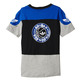Adidas Originals Camiseta Junior Basketball (azul/negro/gris/blanco)
