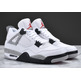 Air Jordan 4 Retro "Cement" (192/white/fire red/black)