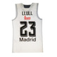 Camiseta Llull #23# Real Madrid Basket 2015-2016 (blanco/gris)