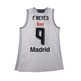 Camiseta F. Reyes #9# Real Madrid Basket 2015-2016 (blanco/gris)