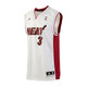 Adidas Camiseta Réplica Wade Miami Heat (blanco/rojo/negro)