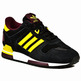 Adidas Original ZX 700 (negro/amarillo/granate)