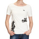Adidas Camiseta Flock Lace (blanco/negro)